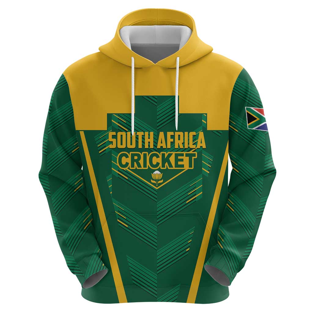 Custom South Africa Cricket Hoodie SA Protea Woza Nawe LT01