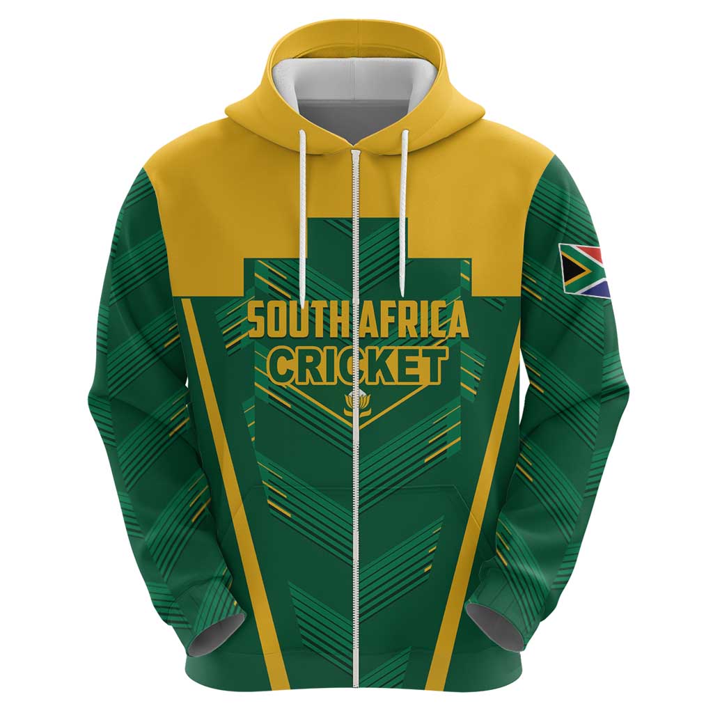 Custom South Africa Cricket Hoodie SA Protea Woza Nawe LT01