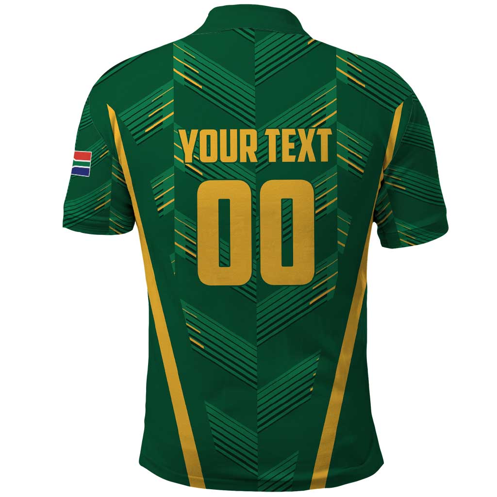 Custom South Africa Cricket Polo Shirt SA Protea Woza Nawe LT01