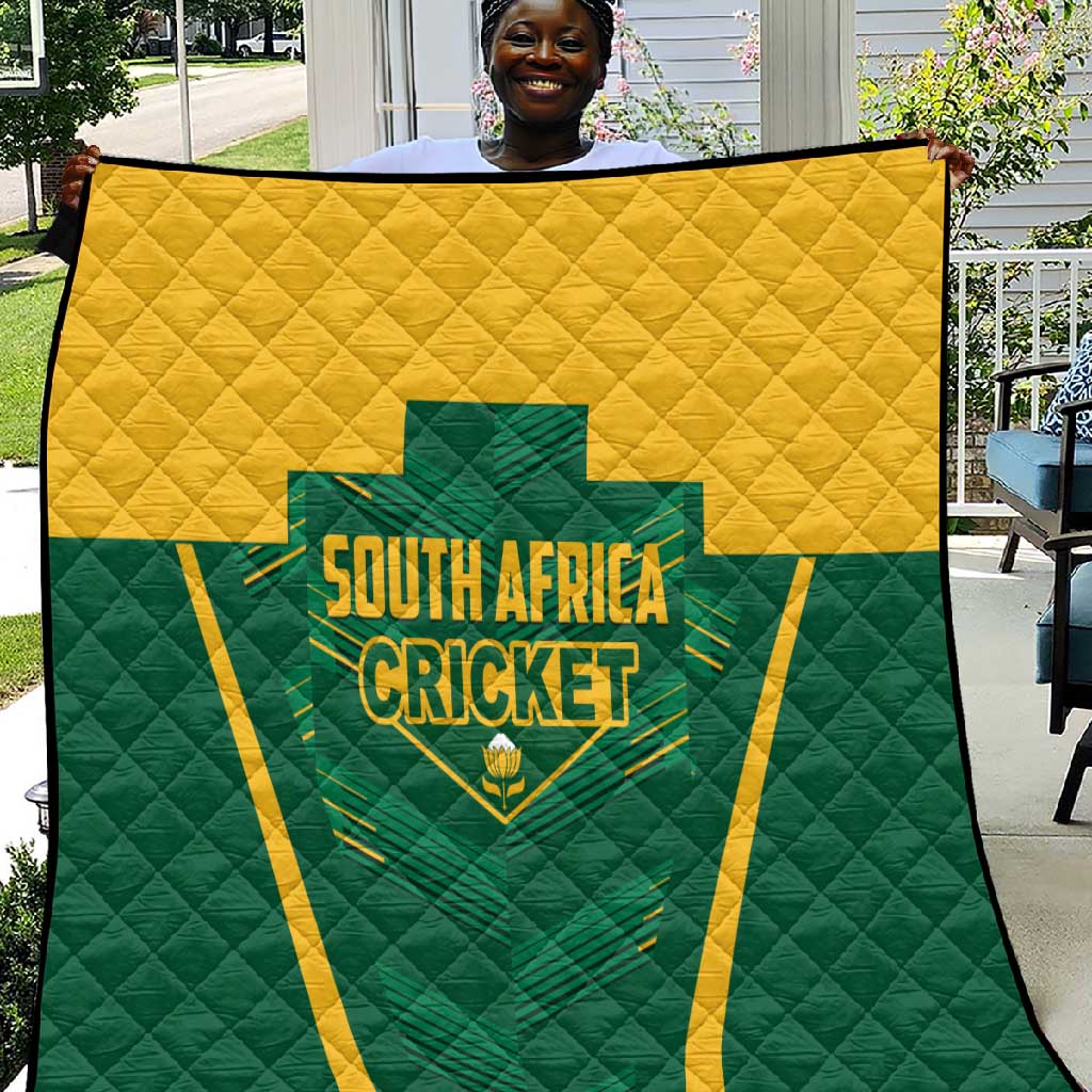 South Africa Cricket Quilt SA Protea Woza Nawe LT01