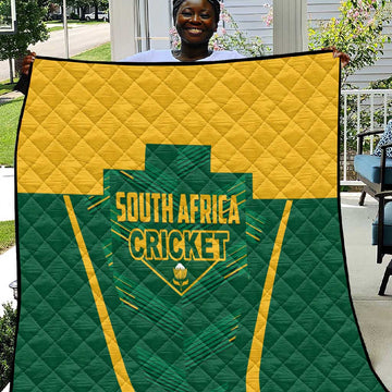 South Africa Cricket Quilt SA Protea Woza Nawe LT01