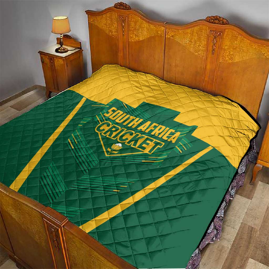 South Africa Cricket Quilt SA Protea Woza Nawe LT01