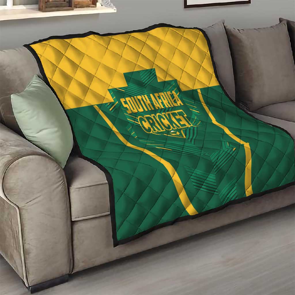 South Africa Cricket Quilt SA Protea Woza Nawe LT01