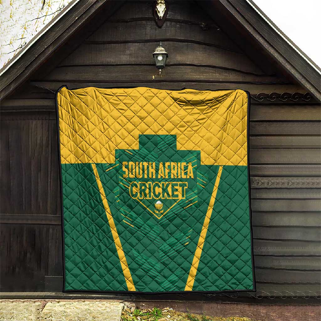 South Africa Cricket Quilt SA Protea Woza Nawe LT01