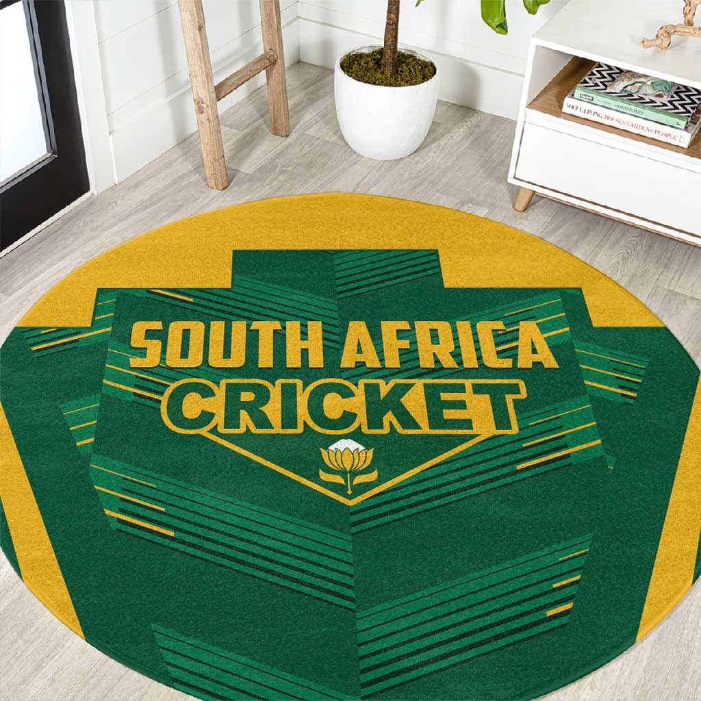 South Africa Cricket Round Carpet SA Protea Woza Nawe LT01