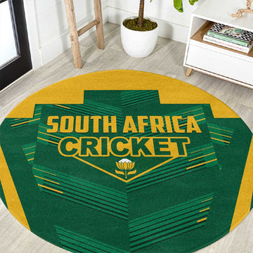 South Africa Cricket Round Carpet SA Protea Woza Nawe LT01