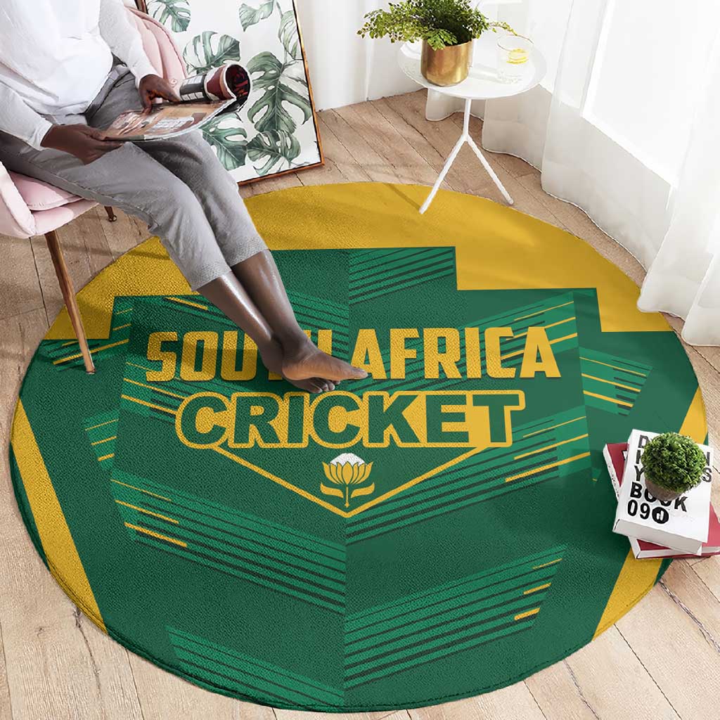 South Africa Cricket Round Carpet SA Protea Woza Nawe LT01