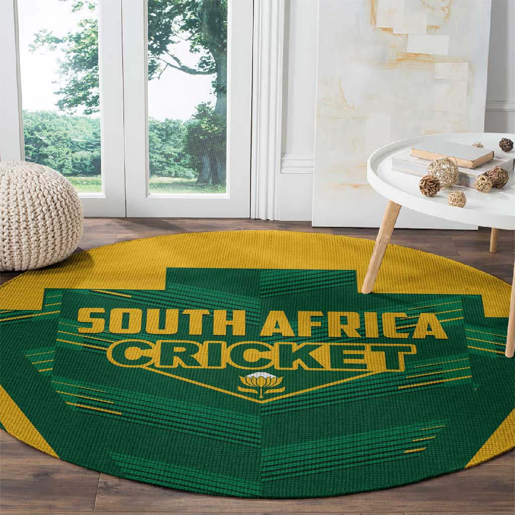 South Africa Cricket Round Carpet SA Protea Woza Nawe LT01