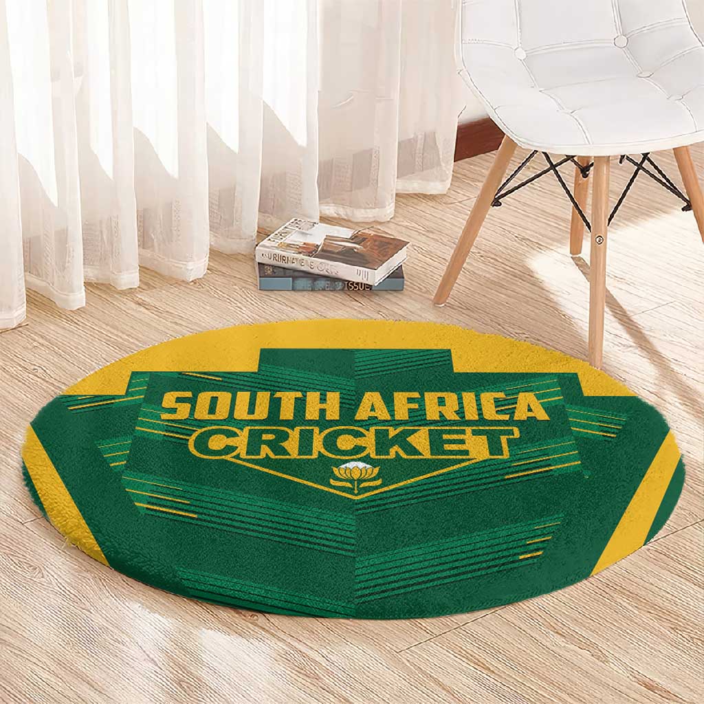 South Africa Cricket Round Carpet SA Protea Woza Nawe LT01