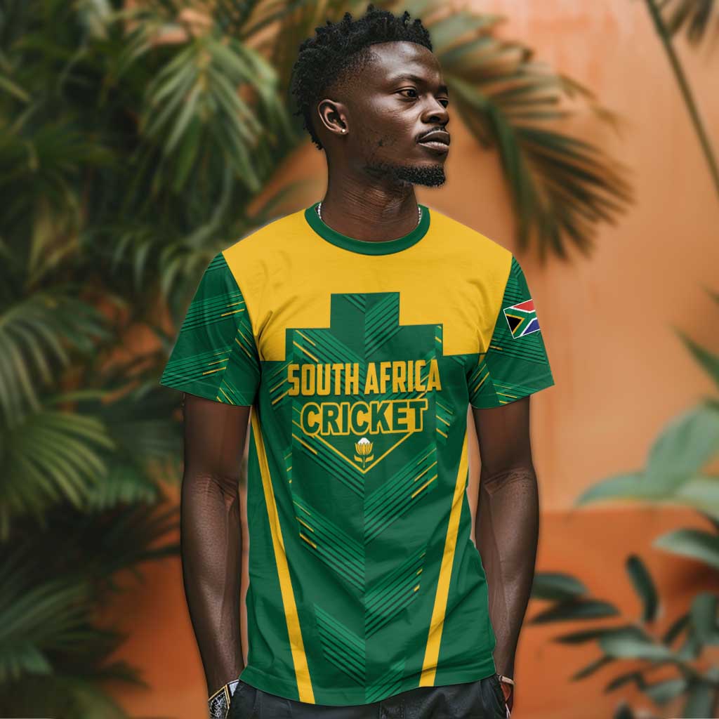 Custom South Africa Cricket T shirt SA Protea Woza Nawe LT01