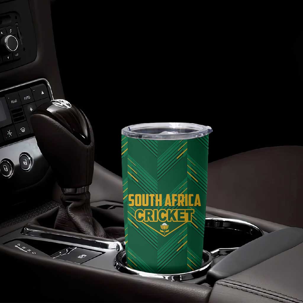 Custom South Africa Cricket Tumbler Cup SA Protea Woza Nawe LT01