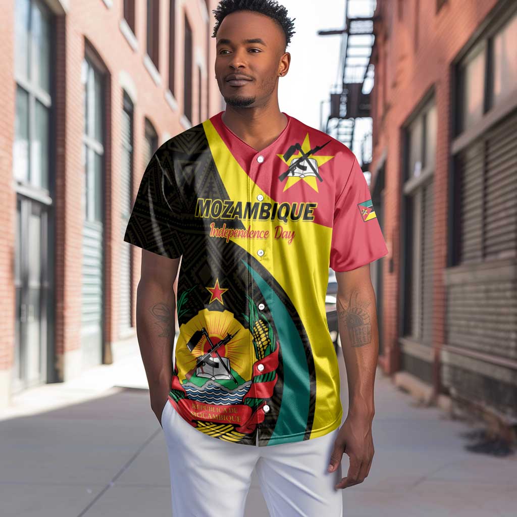 Mozambique Independence Day Baseball Jersey Muzambhiki 1975 Anniversary LT01