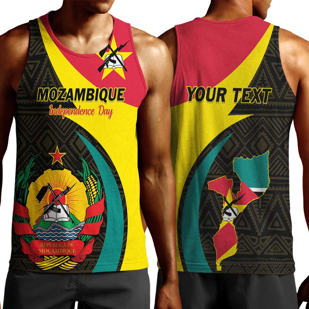 Mozambique Independence Day Men Tank Top Muzambhiki 1975 Anniversary LT01