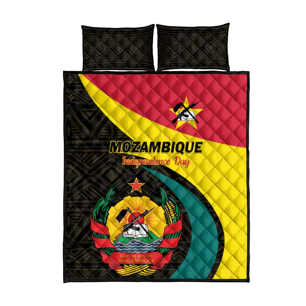 Mozambique Independence Day Quilt Bed Set Muzambhiki 1975 Anniversary LT01