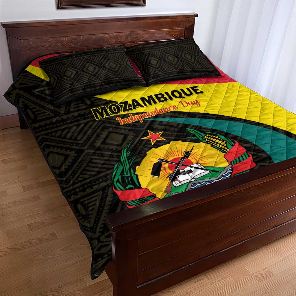 Mozambique Independence Day Quilt Bed Set Muzambhiki 1975 Anniversary LT01