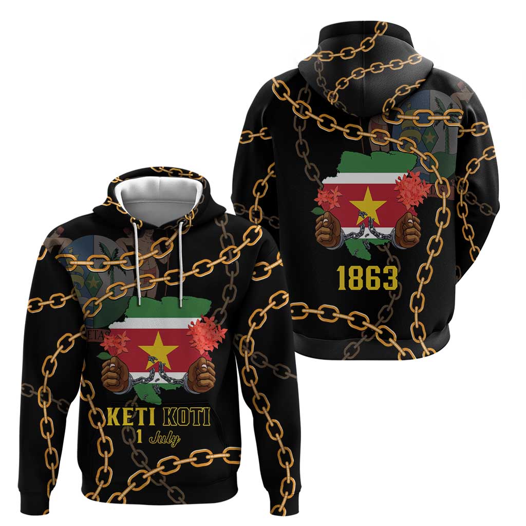 Suriname Keti Koti Hoodie Kettingsnijden Prisiri Manspasi LT01