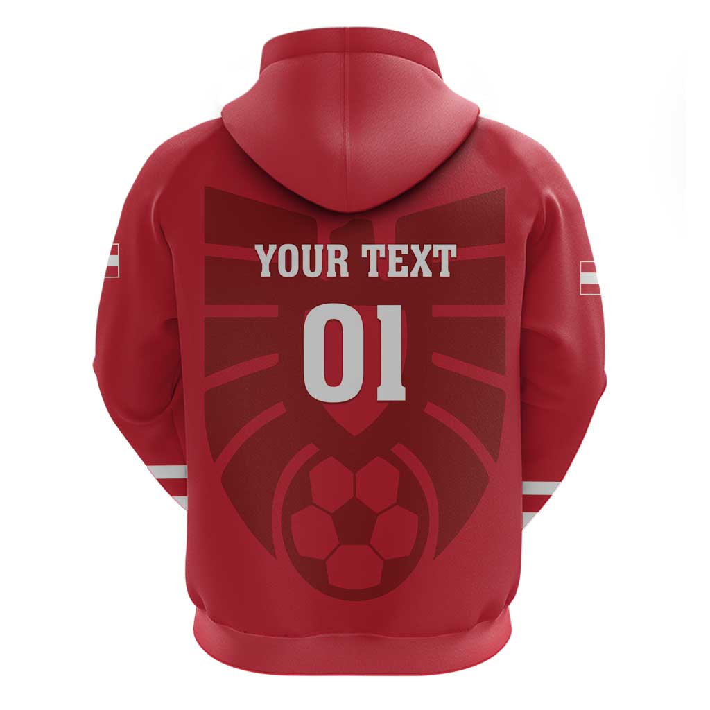 Custom Austria 2024 Football Hoodie Das Team Go Champions LT01