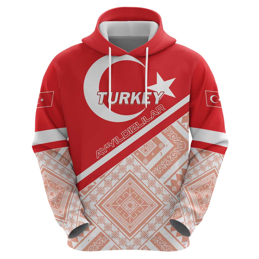 Custom Turkey 2024 Football Hoodie Ay Yldzllar Biz Bitti Demeden Bitmez LT01