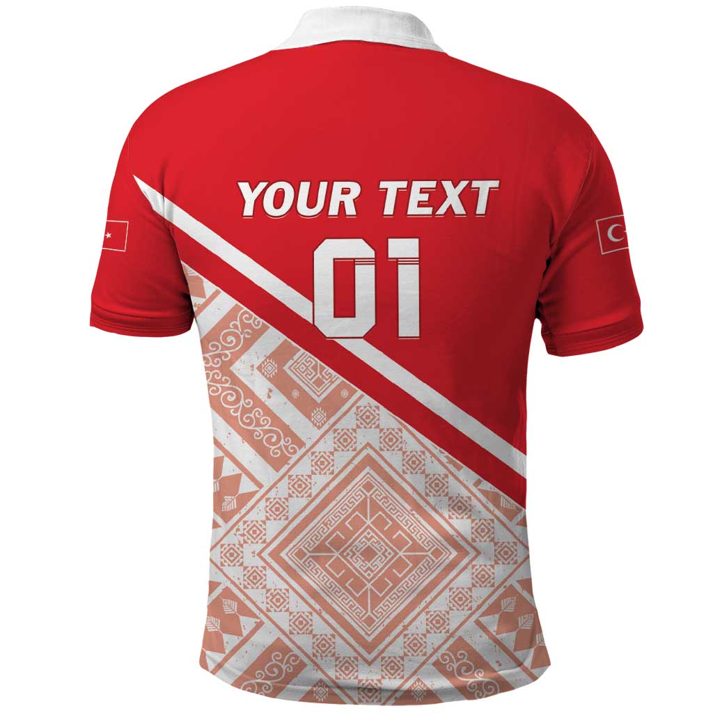 Custom Turkey 2024 Football Polo Shirt Ay Yldzllar Biz Bitti Demeden Bitmez LT01