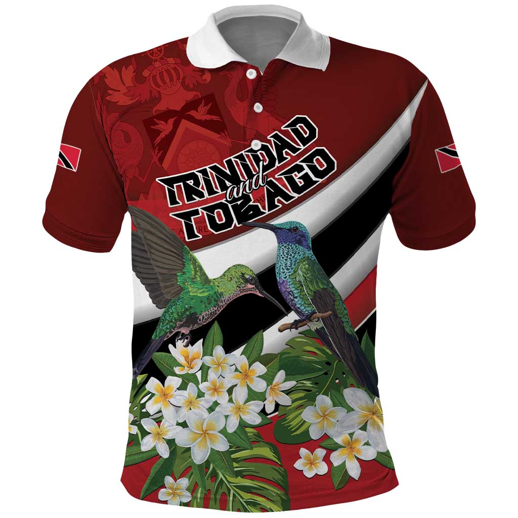 Personalized Trinidad and Tobago Polo Shirt Cairi Land of the Humming Bird LT01