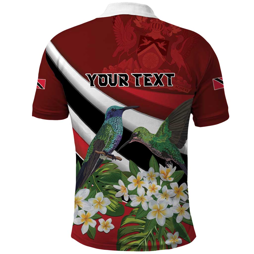 Personalized Trinidad and Tobago Polo Shirt Cairi Land of the Humming Bird LT01
