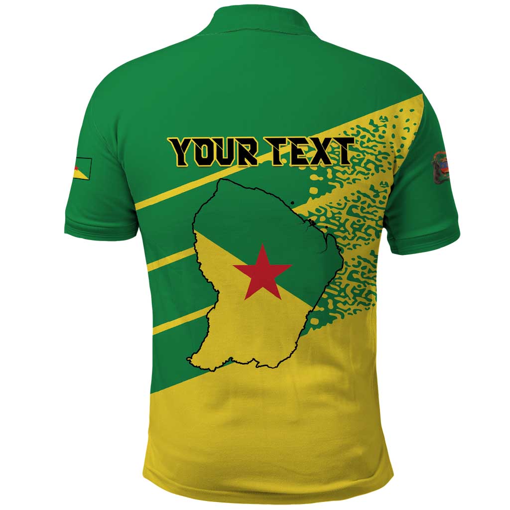 Personalized French Guiana Polo Shirt Lagwiyann In My Heart LT01