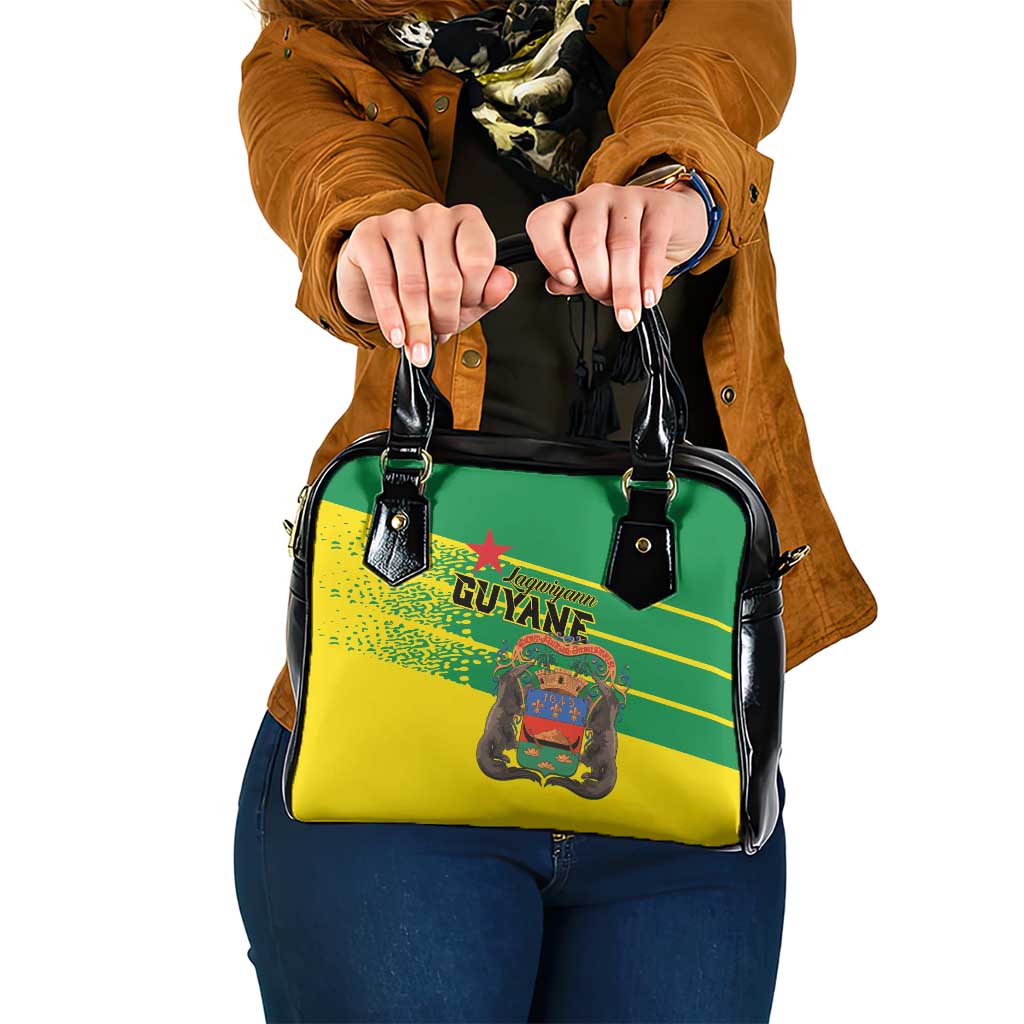French Guiana Shoulder Handbag Lagwiyann In My Heart LT01