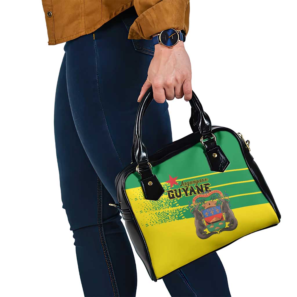 French Guiana Shoulder Handbag Lagwiyann In My Heart LT01