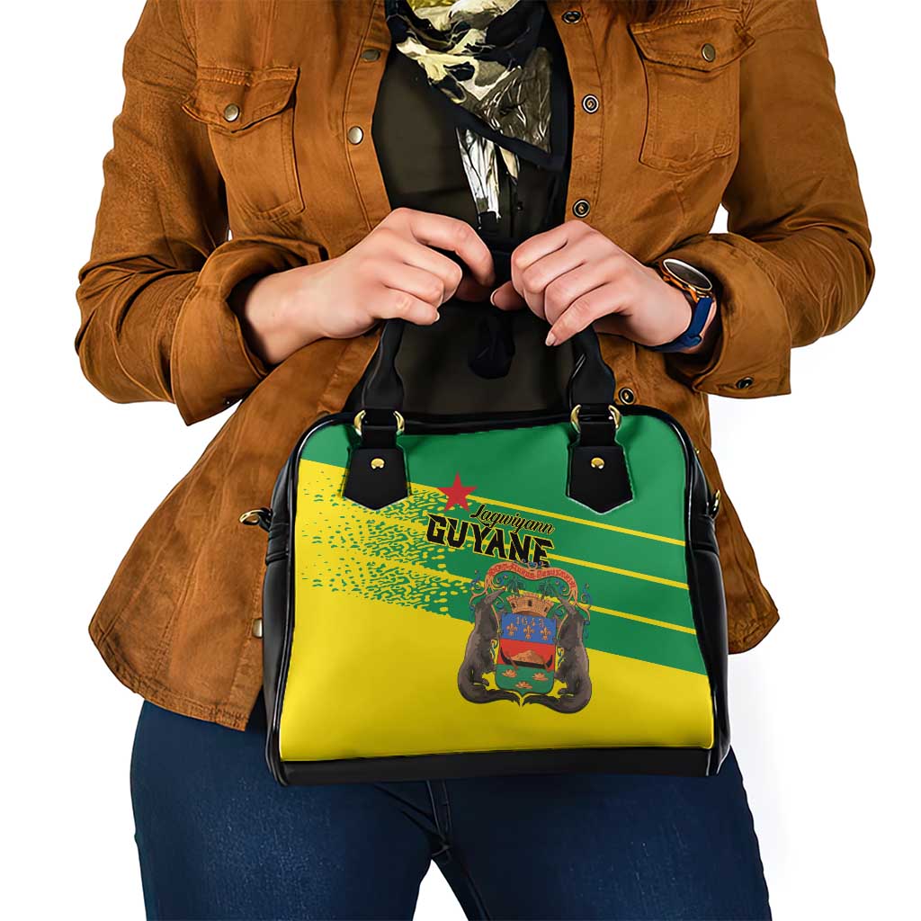 French Guiana Shoulder Handbag Lagwiyann In My Heart LT01