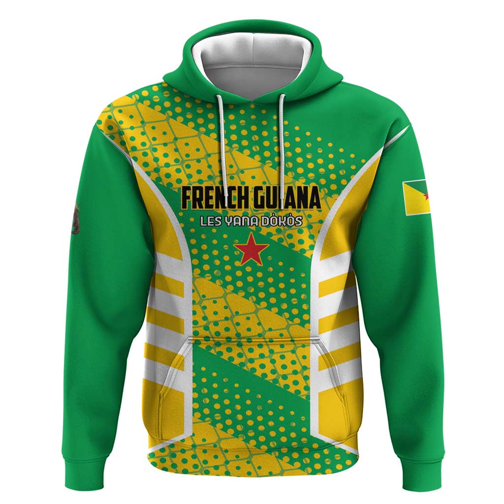 Custom French Guiana Football Hoodie Go Les Yana Dokos LT01