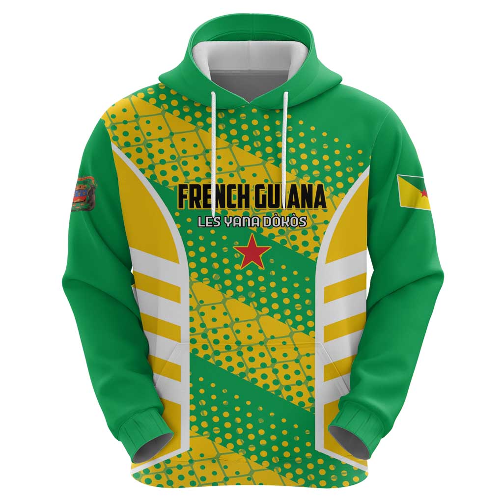 Custom French Guiana Football Hoodie Go Les Yana Dokos LT01