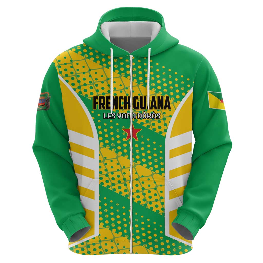 Custom French Guiana Football Hoodie Go Les Yana Dokos LT01