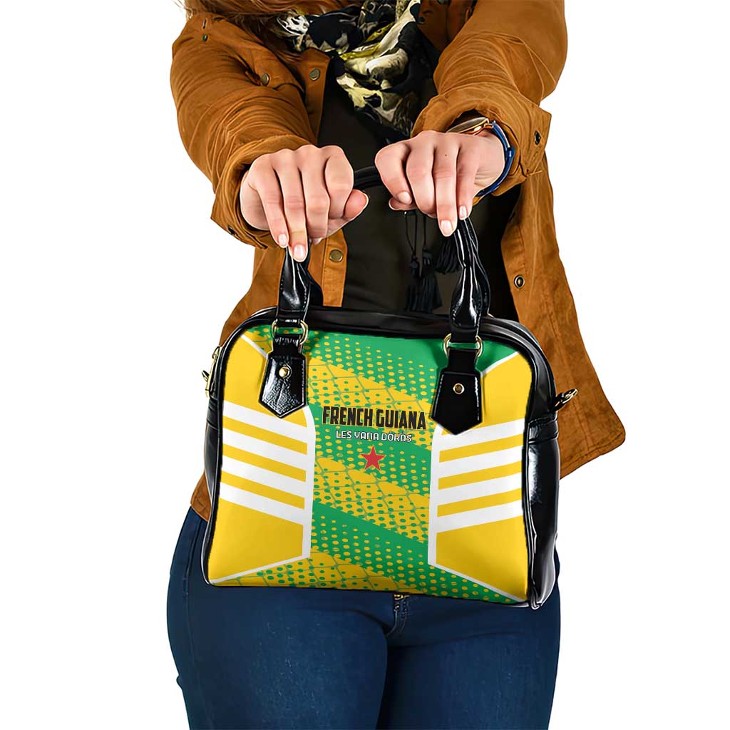 French Guiana Football Shoulder Handbag Go Les Yana Dokos LT01