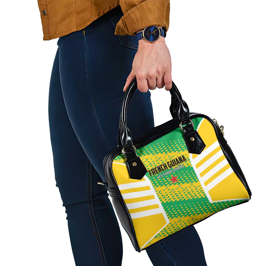 French Guiana Football Shoulder Handbag Go Les Yana Dokos LT01