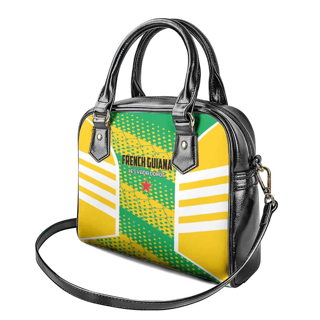 French Guiana Football Shoulder Handbag Go Les Yana Dokos LT01
