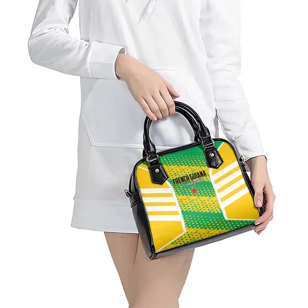 French Guiana Football Shoulder Handbag Go Les Yana Dokos LT01