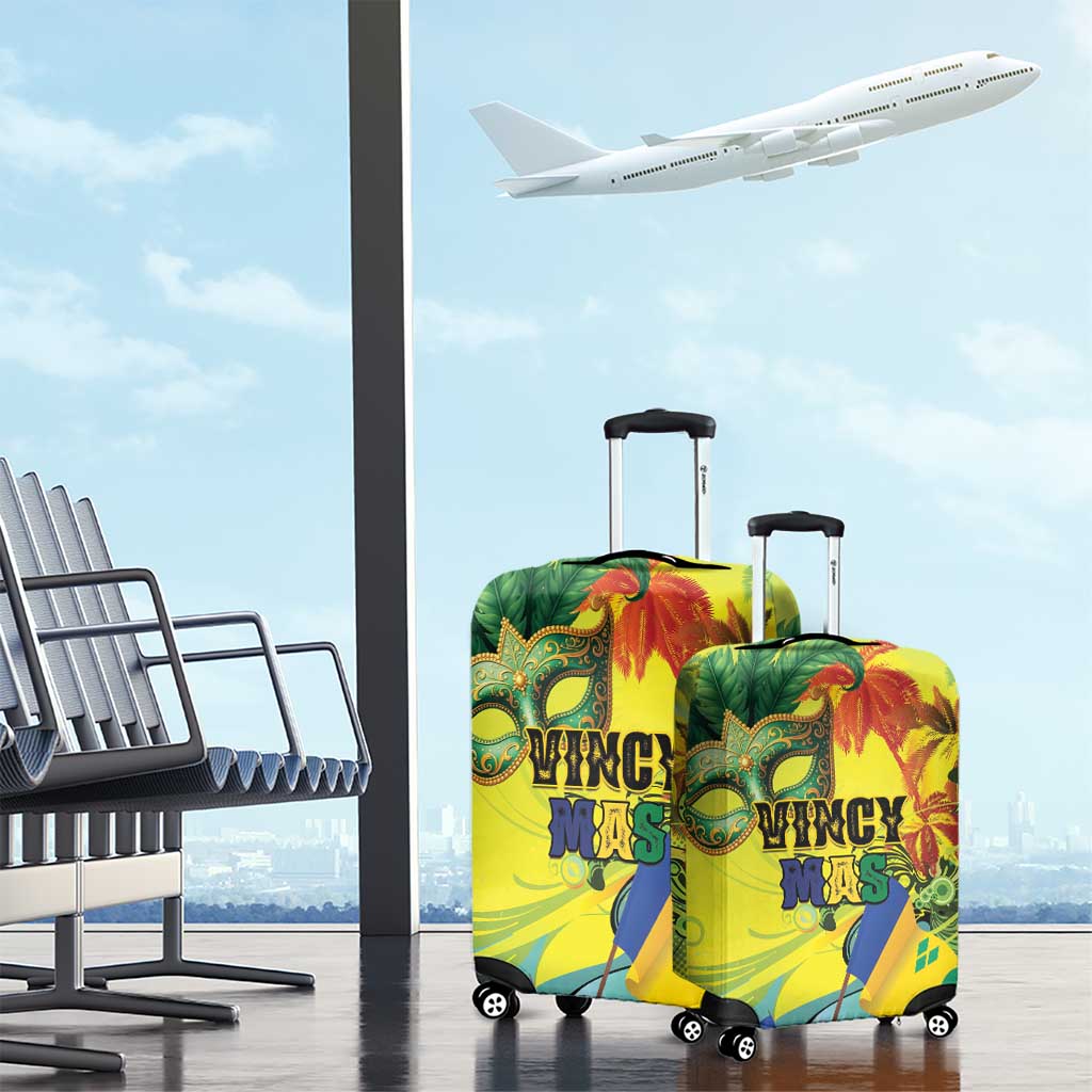 Vincy Mas Luggage Cover The Caribbean Hottest Carnival LT01