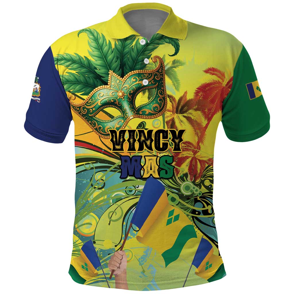 Personalized Vincy Mas Polo Shirt The Caribbean Hottest Carnival LT01