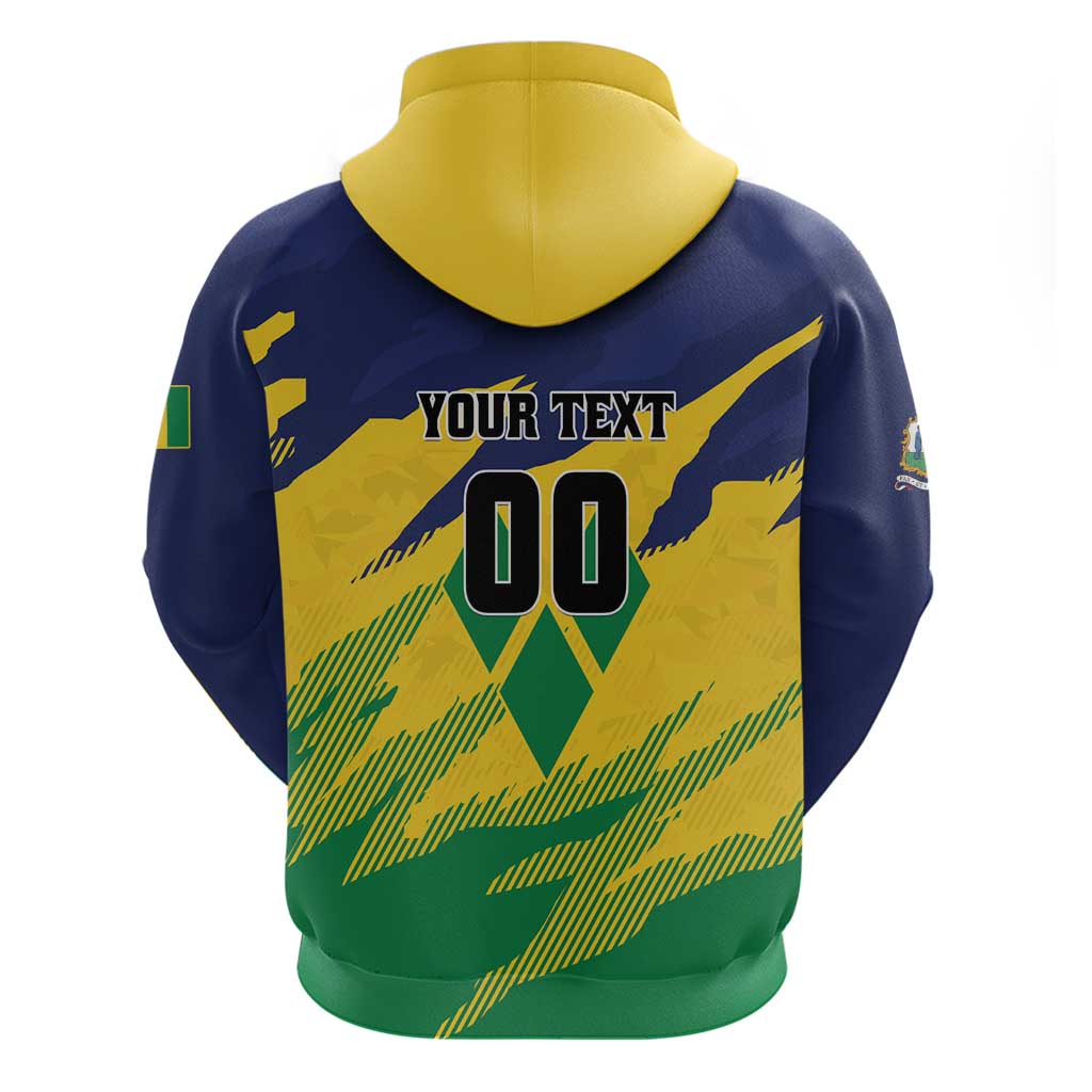 Custom Rugby Saint Vincent and the Grenadines Hoodie Go SVG Amazona Guildingii LT01