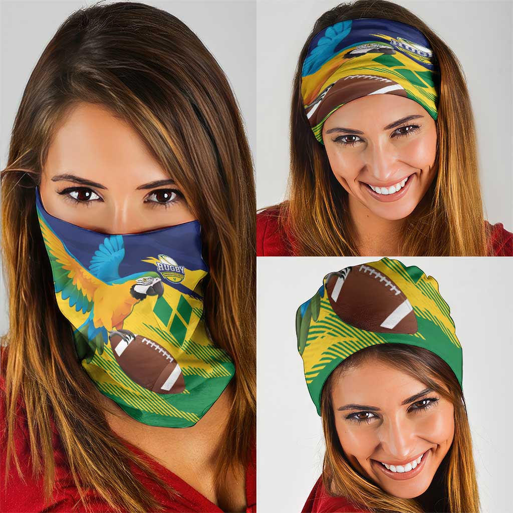 Rugby Saint Vincent and the Grenadines Neck Gaiter Go SVG Amazona Guildingii LT01