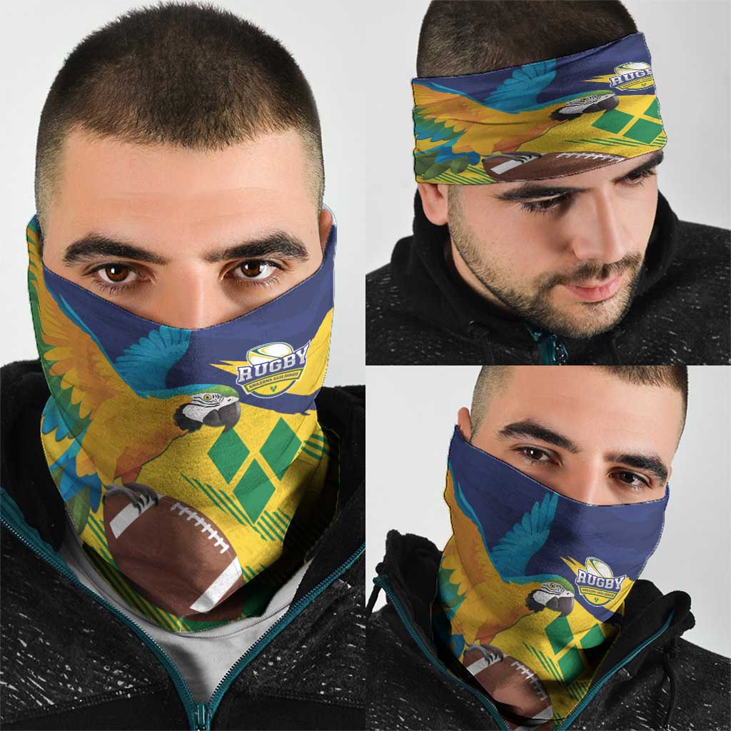 Rugby Saint Vincent and the Grenadines Neck Gaiter Go SVG Amazona Guildingii LT01