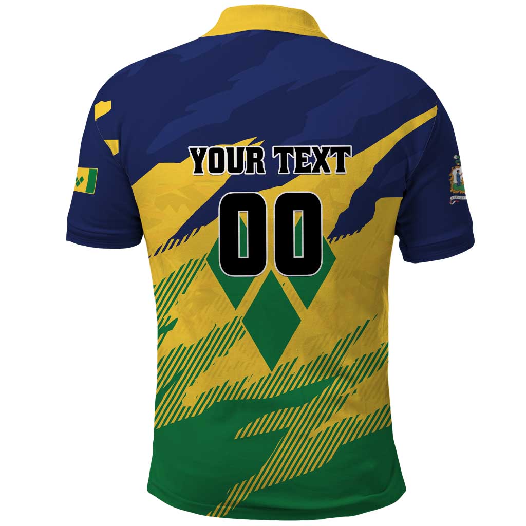 Custom Rugby Saint Vincent and the Grenadines Polo Shirt Go SVG Amazona Guildingii LT01