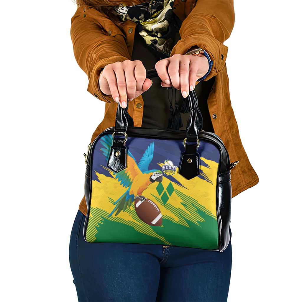 Rugby Saint Vincent and the Grenadines Shoulder Handbag Go SVG Amazona Guildingii LT01