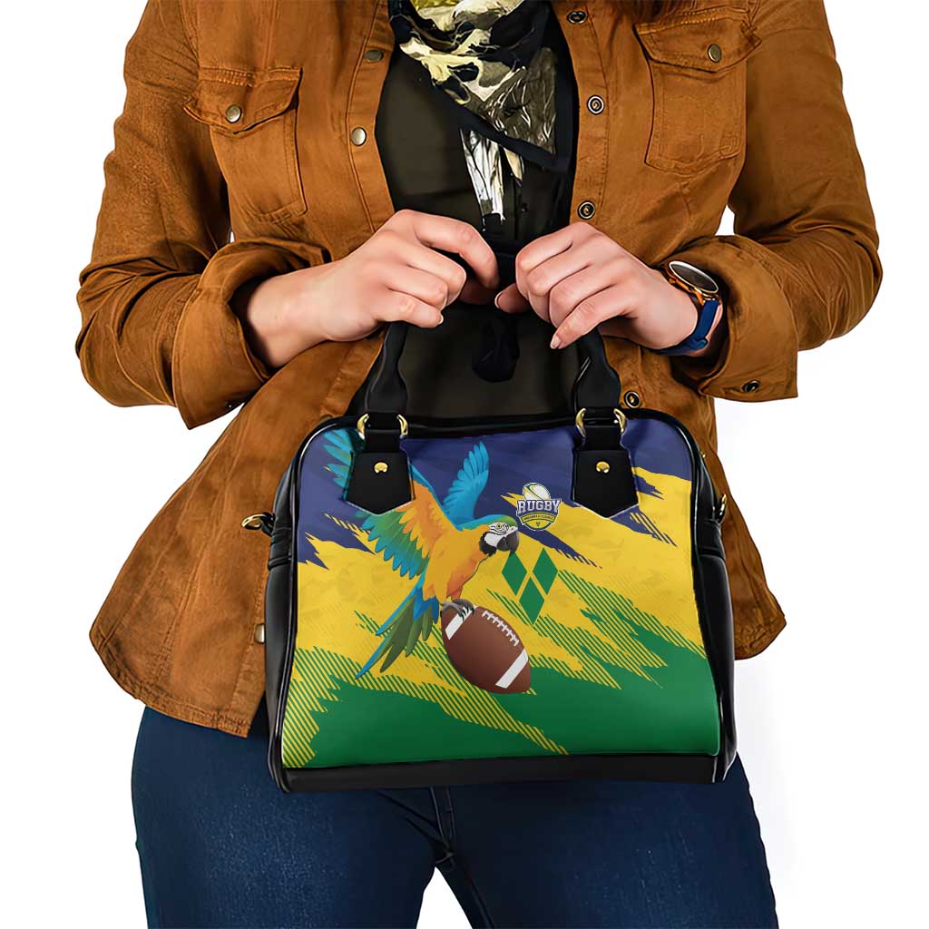 Rugby Saint Vincent and the Grenadines Shoulder Handbag Go SVG Amazona Guildingii LT01