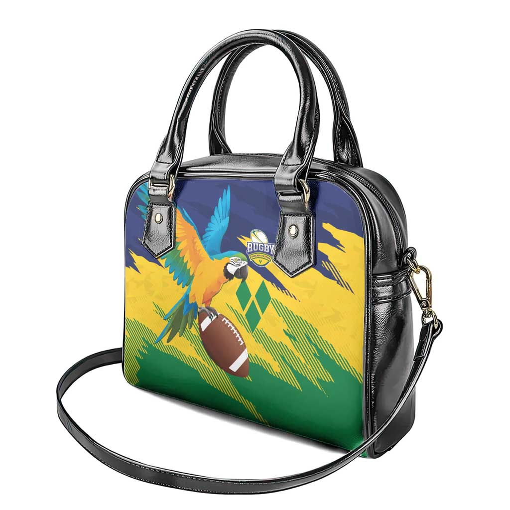 Rugby Saint Vincent and the Grenadines Shoulder Handbag Go SVG Amazona Guildingii LT01