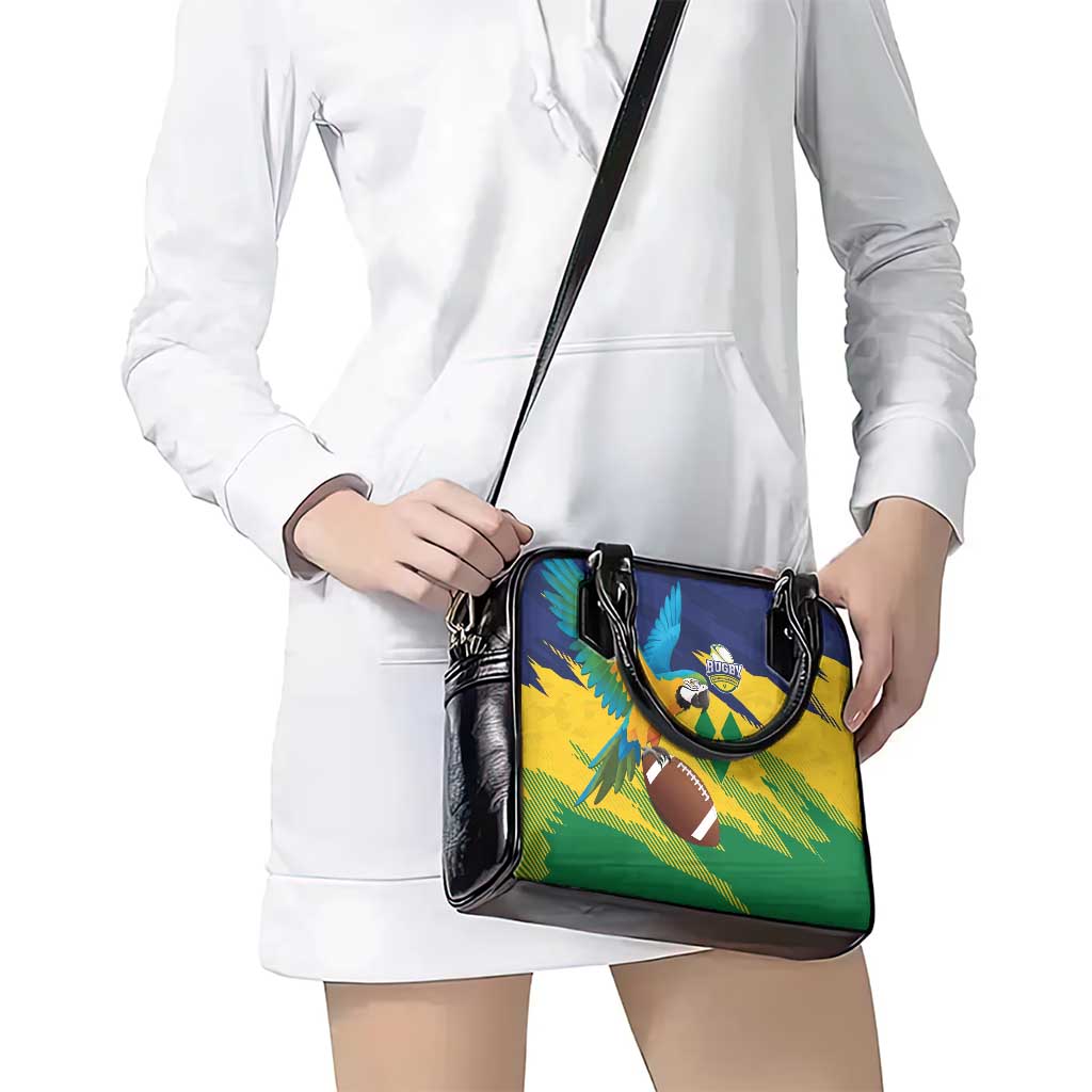 Rugby Saint Vincent and the Grenadines Shoulder Handbag Go SVG Amazona Guildingii LT01