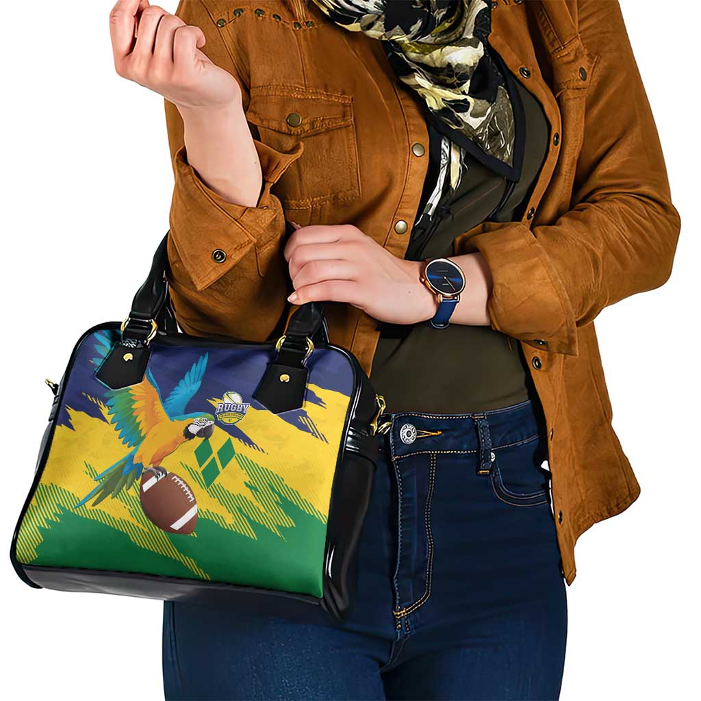 Rugby Saint Vincent and the Grenadines Shoulder Handbag Go SVG Amazona Guildingii LT01