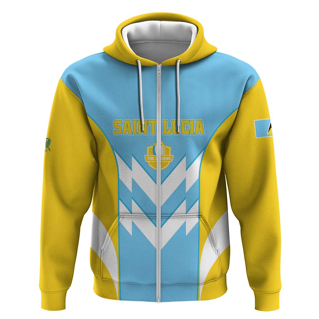 Custom Rugby Saint Lucia Hoodie The Lucian Go Champion LT01
