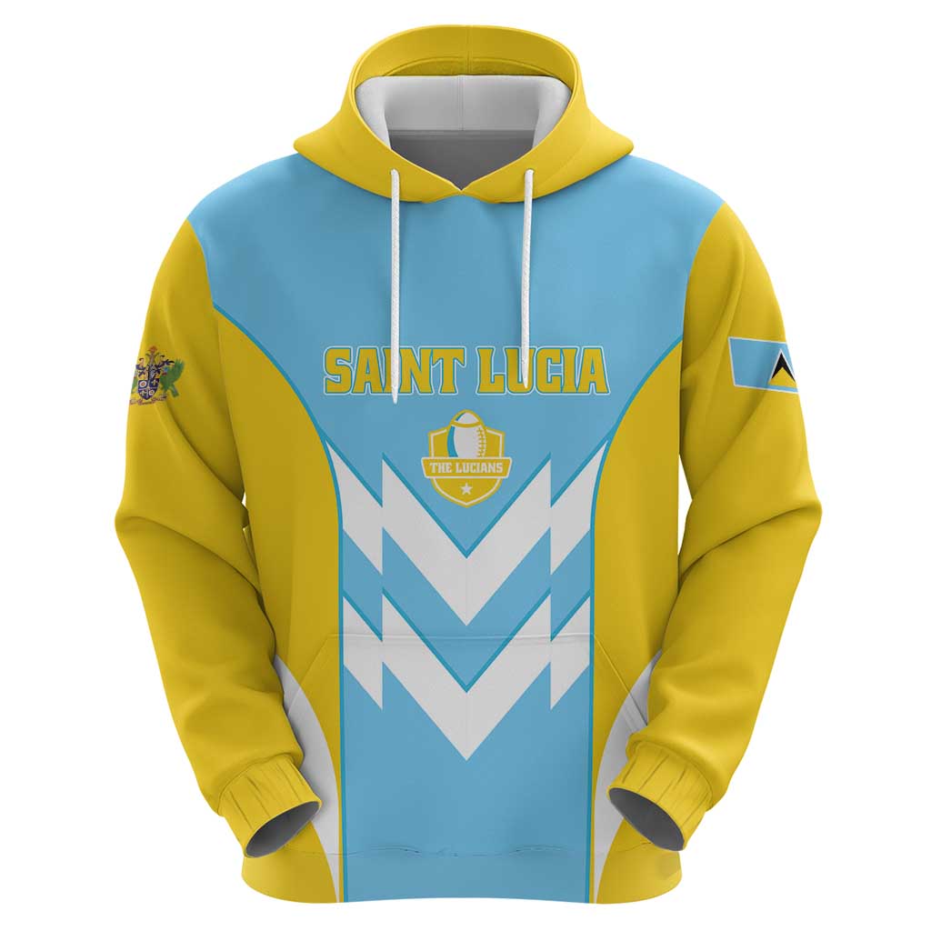 Custom Rugby Saint Lucia Hoodie The Lucian Go Champion LT01
