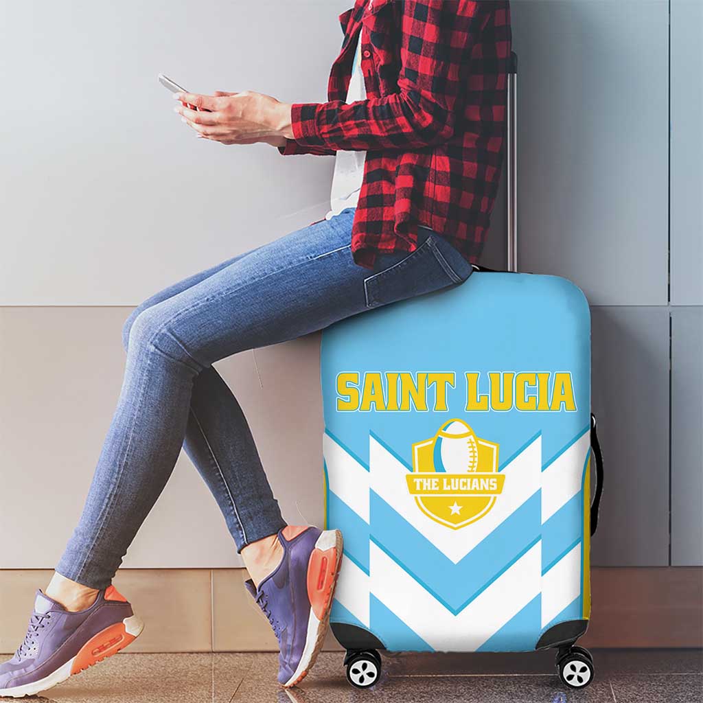 Rugby Saint Lucia Luggage Cover The Lucian Go Champion LT01